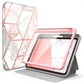 Supcase Cosmo iPad Mini (2021) Foliofodral - Rosa Marmor