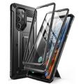 Samsung Galaxy S23 Ultra 5G Supcase Unicorn Beetle Pro 2-Set Hybrid Skal - Svart