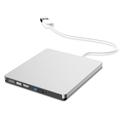 Superslimmad extern CD/DVD-RW-enhet för MacBook och Windows - USB 3.0