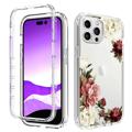 Sweet Armor Series iPhone 14 Pro Hybrid Skal - Pion