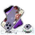 Sweet Armor Series iPhone 14 Pro Hybrid Skal - Pion