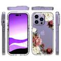 Sweet Armor Series iPhone 14 Pro Hybrid Skal - Pion