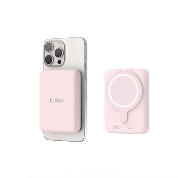 Tech-Protect PB11 LifeMag Magnetisk Trådlös Powerbank - 15W - Rosa