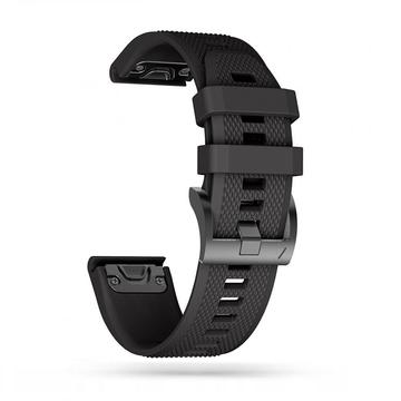 Tech-Protect Smooth Universal Garmin silikonrem - 22 mm - Svart