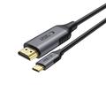 Tech-Protect UltraBoost Type-C till HDMI 2.0-kabel - 4K/60Hz, 1.8m - Svart