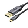 Tech-Protect UltraBoost USB-C till DisplayPort 1.4-kabel - 8K@60Hz, 180cm - Svart