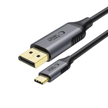 Tech-Protect UltraBoost USB-C till DisplayPort 1.4-kabel - 8K@60Hz, 180cm - Svart