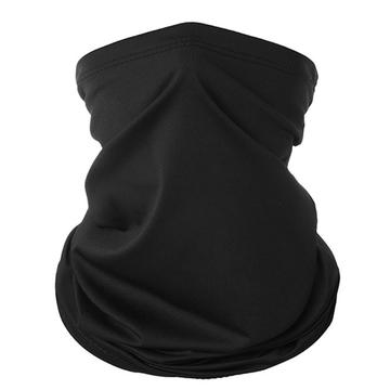 Thin Tube Neck Gaiter för löpning, cykling och skidåkning - Svart