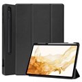 Tri-Fold Series Samsung Galaxy Tab S8+ Smart Foliofodral - Svart