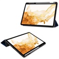 Tri-Fold Series Samsung Galaxy Tab S8+ Smart Foliofodral - Mörkblå