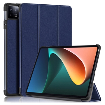 Tri-Fold Series Xiaomi Pad 6/Pad 6 Pro Smart Foliofodral - Blå