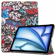 iPad Air 11 (2024) Tri-Fold Series Smart Foliofodral - Graffiti