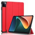 Xiaomi Pad 6/Pad 6 Pro Tri-Fold Series Smart Foliofodral - Röd