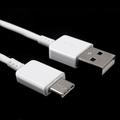 USB till USB-C laddningskabel för iPhone 15 Pro/15 Pro Max/16 Pro/16 Pro Max - 1m - Vit