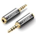 Ugreen 2.5mm hane / 3.5mm hona stereoljudadapter med guldpläterade kontakter