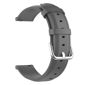 Universell Smartwatch Läderarmband - 22mm - Grå