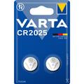 Varta CR2025 myntcellsbatteri 3V - 2 st.