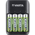 Varta Quattro batteriladdare med 4x R6/AA-batterier