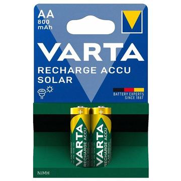 Varta Solar Uppladdningsbara AA-batterier 800mAh - 2 st.