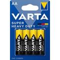 Varta Super Heavy Duty R6/AA-batteri - 4 st.