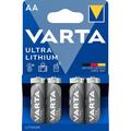 Varta Ultra Litium L91/AA Batteri - 4 st.