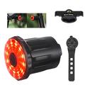 WEST BIKING YP0701317 Sitsdyna / Sitsstolpe Montering USB Laddning Cykel LED Bakljus Vattentät Smart Broms Induktion Cykling Varning Baklampa