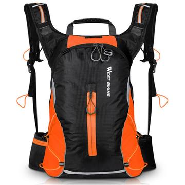 West Biking Sport Cykelryggsäck - 16L - Orange / Svart