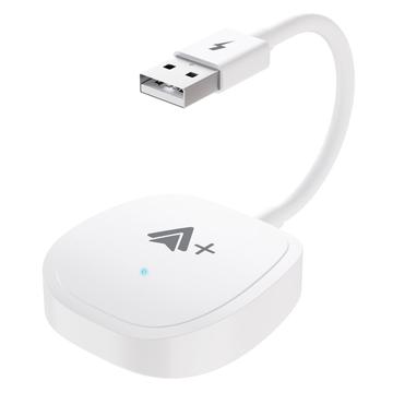 Trådlös Android Auto-adapter med videostreaming 020-7++ - Vit