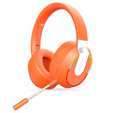 Trådlös Gaming Headset L850 med RGB-ljus - Orange