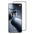 Xiaomi 14T/14T Pro Heltäckande Härdat Glas Skärmskydd - 9H - Svart Kant