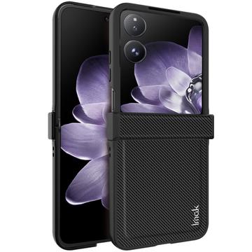 Xiaomi Mix Flip Imak Ruiyi Hybrid Skal - Kolfiber - Svart