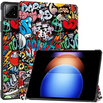 Xiaomi Pad 6S Pro 12.4 Tri-Fold Series Smart Foliofodral - Graffiti