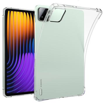 Xiaomi Pad 7/7 Pro Stöttåligt TPU-skal - Genomskinligt