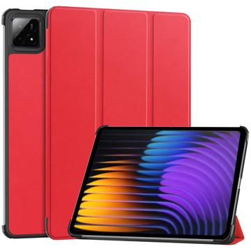 Xiaomi Pad 7/7 Pro Tri-Fold Series Smart Foliofodral - Röd