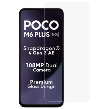 Xiaomi Poco M6 Plus Härdat Glas Skärmskydd - Case Friendly - Genomskinlig