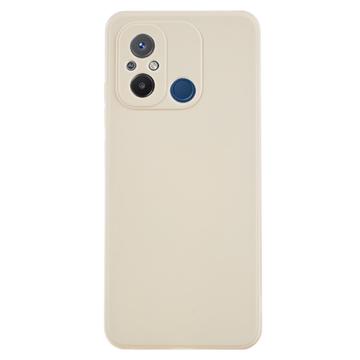 Xiaomi Redmi 12C Anti-Fingeravtryck Matt TPU-skal - Vit