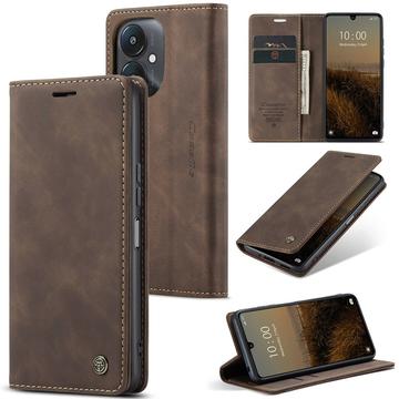 Xiaomi Redmi 13C 5G/Poco C65 Caseme 013 Series Plånboksfodral - Kaffe