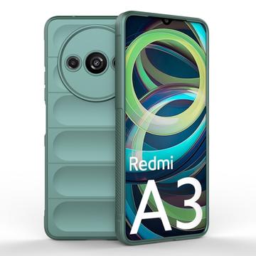 Xiaomi Redmi A3 Rugged TPU-skal - Grön