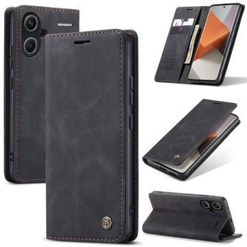 Xiaomi Redmi Note 13 Pro+ Caseme 013 Series Plånboksfodral - Svart