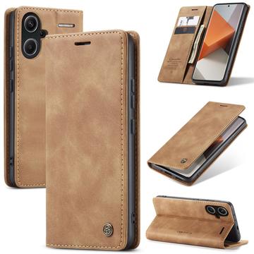 Xiaomi Redmi Note 13 Pro+ Caseme 013 Series Plånboksfodral - Brun