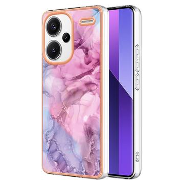 Xiaomi Redmi Note 13 Pro+ Marble Pattern Elektropläterat IMD TPU Skal