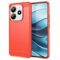 Xiaomi Redmi Note 14 Borstat TPU Skal - Kolfiber