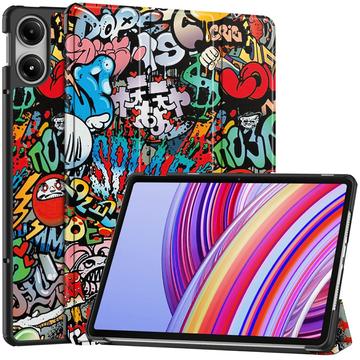 Xiaomi Redmi Pad Pro/Poco Pad Tri-Fold Series Smart Foliofodral - Graffiti