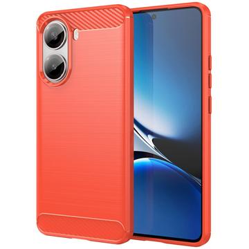 Xiaomi Redmi Turbo 4/Poco X7 Pro Borstat TPU Skal - Kolfiber