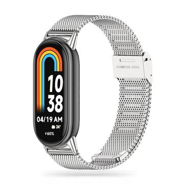 Xiaomi Smart Band 8/9 NFC Tech-Protect Milanese Reim - Silver