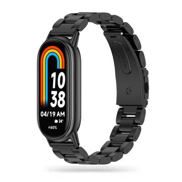 Xiaomi Smart Band 8/9 NFC Tech-Protect Armband i rostfritt stål - Svart