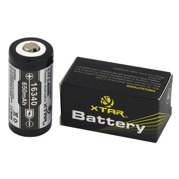 Xtar R-CR123/16340 uppladdningsbart batteri 650mAh