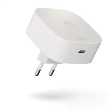 Zens Essential magnetisk trådlös laddningsadapter med 18W USB-C-port - vit