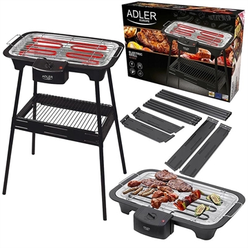 Adler AD 6602 Elektrisk grill med löstagbar värmare