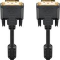 Goobay Dual Link DVI-D Full HD Kabel - 10m - Guldpläterad